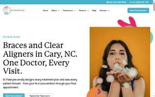 Tooth By Tooth Orthodontics of Apex website