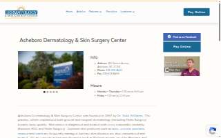 Asheboro Dermatology & Skin Surgery Center of Archdale website
