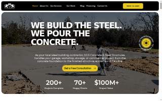 DGS Concrete & Steel Structures website