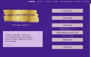 AKB Counseling PLLC website