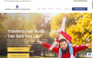 Asheboro Nutrition & Bodywork website