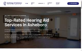 Audiology of Asheboro website