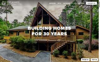 Cliff Maness Construction website