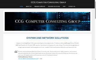 Computer Consulting Group website