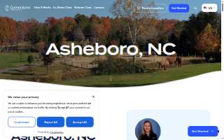 Cornerstone Caregiving of Asheboro website