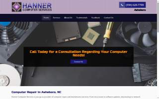 Hanner Computer Services website