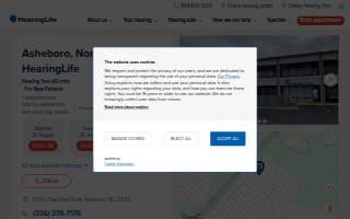 HearingLife of Asheboro NC website