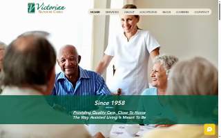 Victorian Senior Care website