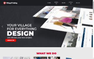 Village Printing website
