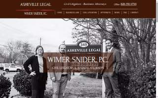 Asheville Legal website