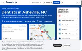 Aspen Dental - Asheville website