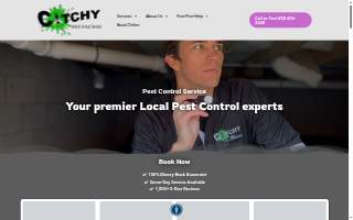 Catchy Pest Solutions website