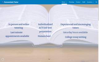 Convenient Tutor website