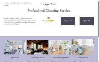 Designer Maid website