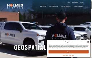 Holmes Geospatial website