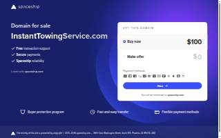 Instant Towing & Recovery, LLC website
