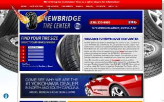 Newbridge Tire Center website