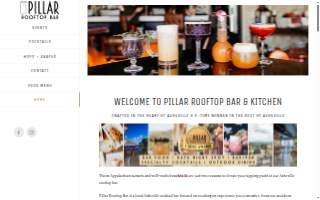 Pillar Rooftop Bar website