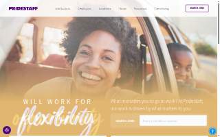 PrideStaff website