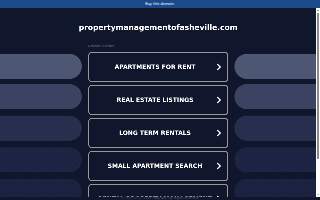 Property Management of Asheville, Inc. website