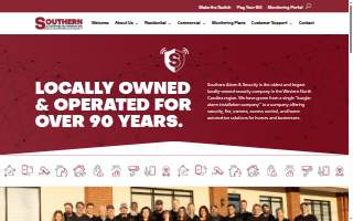 Southern Alarm & Security website