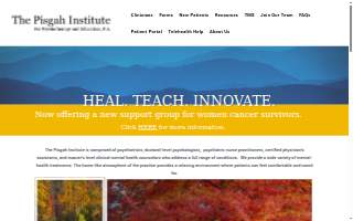 The Pisgah Institute website