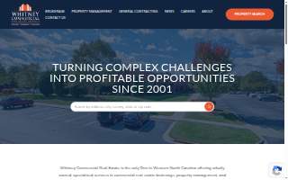 Whitney Commercial Real Estate Services website