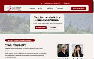WNC Audiology website