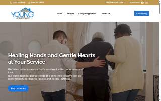 Young Home Care website