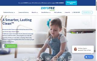 Zerorez Asheville website