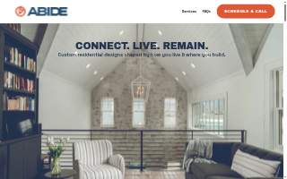 Abide Residential Design website