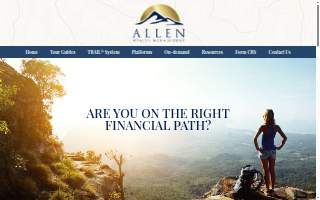 Allen wealth Management website