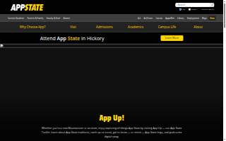 Appalachian State University website