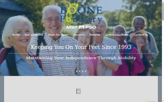 Boone Podiatry website