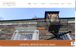 Harmon Law, PLLC website