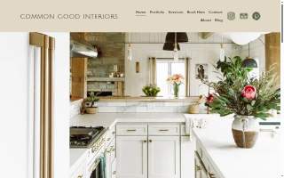 Interior designer · Common Good Interiors website