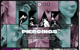 Peak Piercings website