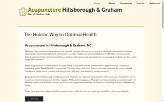 Acupuncture Hillsborough of Burlington website