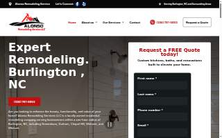 Alonso Remodeling Service LLC of Graham website