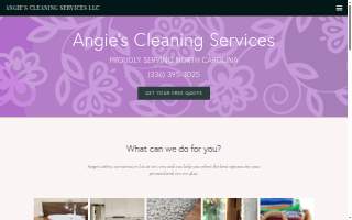 Angie's Cleaning Services LLC of Graham website