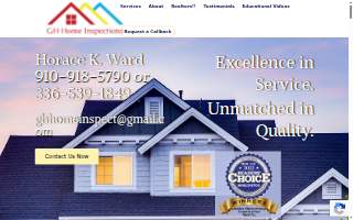 GH Home Inspections website