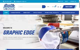 Graphic Edge of Burlington website