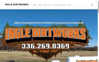 Ingle Dirtworks website