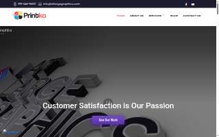 At Large Graphics - Signs and Printing website