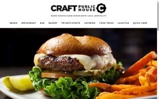 Craft Public House website