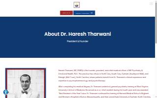 Haresh Tharwani, MD, DFAPA website