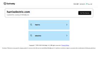 Harris Electrical Contractors website