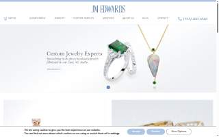 JM Edwards Jewelry of Cary website