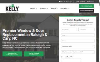 Kelly Window and Door, Inc. of Cary website