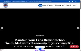 Maintain Your Lane Driving School LLC. website